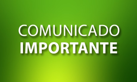 comunicado importante